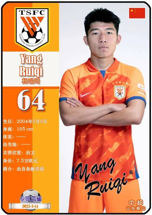 荷甲赛程吃紧，山东泰山国际比赛日调整名单，震撼外界，年轻球员得到机会的简单介绍